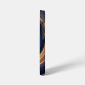 Cosmic Vortex of Golden Light iPhone Hoesje (Linkerkant)