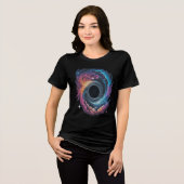 Cosmic Vortex T-shirt voor dames (Voorkant volledig)
