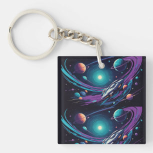Cosmic Voyage Sleutelhanger