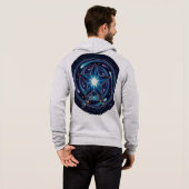 Cosmic Voyager Star Hoodie - Mannen (Achterkant volledig)