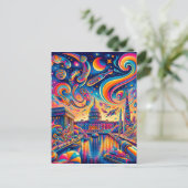 Cosmic Washington DC Briefkaart (Staand voorkant)