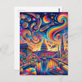Cosmic Washington DC Briefkaart (Voorkant / Achterkant)