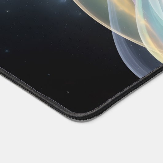 Cosmic Wave Galaxy Light Abstract Deck Mat (Coin)