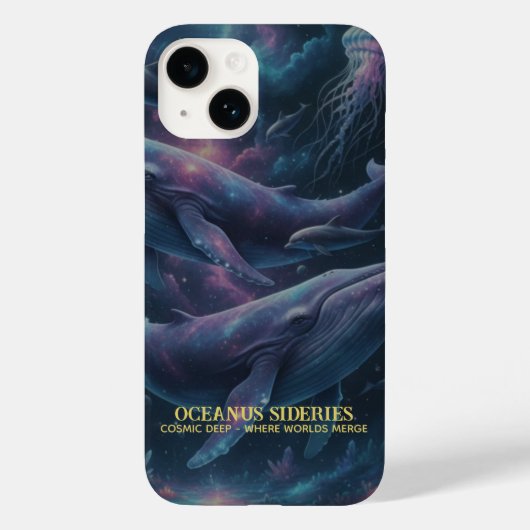 Cosmic Whale Galaxy Ocean Case-Mate iPhone Case (Achterkant)