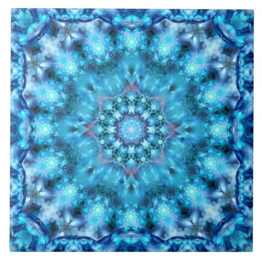 Cosmic Window Mandala Tegeltje (Voorkant)