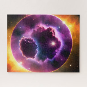 Cosmic Window naar een andere Paarse galaxdimensie Legpuzzel