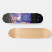 Cosmic Wolf, aangepaste naam Skateboard (Horizontaal)