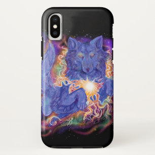 Cosmic Wolf iPhone X Hoesje