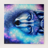 Cosmic Wolf Legpuzzel (Horizontaal)