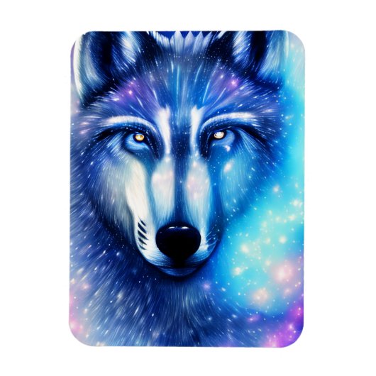 Cosmic Wolf Magnet Magneet (Verticaal)