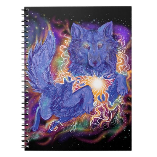 Cosmic Wolf Notitieboek (Voorkant)