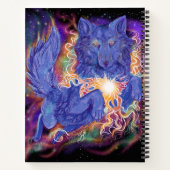 Cosmic Wolf Notitieboek (Achterkant)