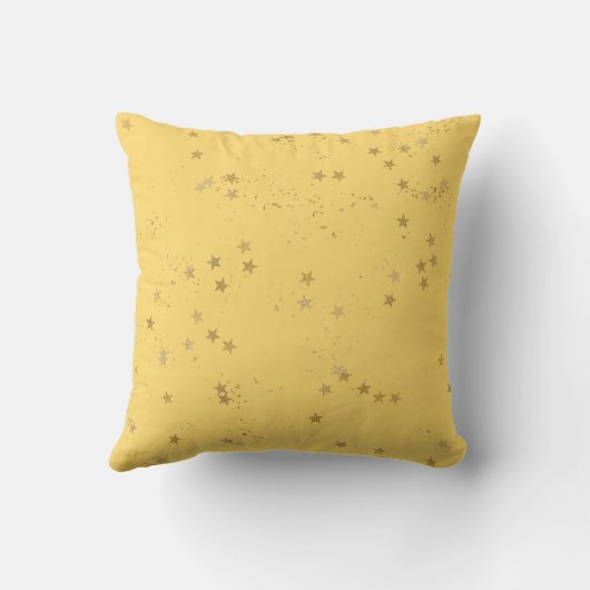Cosmic World Astronaut and Space Rocket Yellow Kussen (Achterkant)