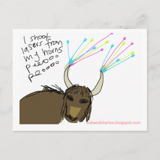 Cosmic Yak #3 Briefkaart