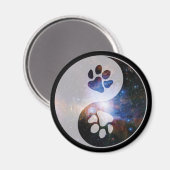 Cosmic Yin Yang Paw Magneet (Voorkant / Achterkant)