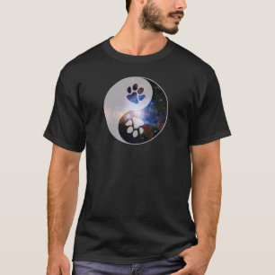 Cosmic Yin Yang Paw T-shirt