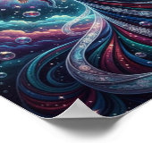 CosmicBubblesEngel Poster (Hoek)