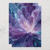 CosmicFlower Bedankkaart (Voorkant / Achterkant)