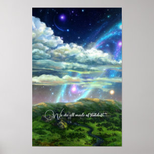 Cosmis sterren sterrenstelsel fantasie poster