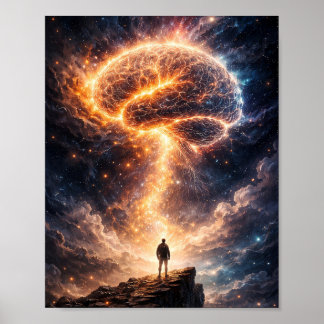 Cosmisch Bewustzijn Ontwakende Poster