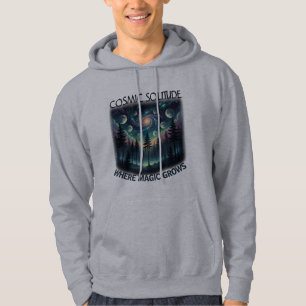 Cosmisch Eenzaamheid Sterrenstelsel Woud • Maanfas Hoodie
