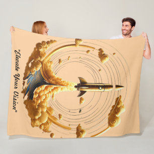 "Cosmische Barrières Doorbreken" Fleece Deken