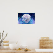 Cosmische Bloem Poster (Keuken)