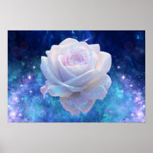 Cosmische Bloem Poster