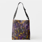 Cosmische botsingen crossbody tas (Achterkant)