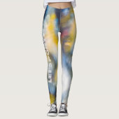 Cosmische danslampen leggings (Voorkant)