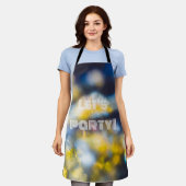 Cosmische danslampen schort (Gedragen)