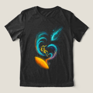 Cosmische Drift: Zwervende Nevelreis Tri-Blend Shirt