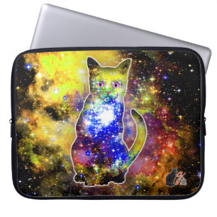 Cosmische Kat Beta Elektronica Zak Laptop Sleeve