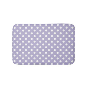 Cosmische lavender/paarse polka-punten badkamerkle badmat