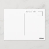 Cosmische Leeuw Zodiac Briefkaart (Achterkant)