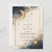 Cosmische Nacht Huwelijk Save The Date (Voorkant)