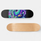 "Cosmische paddenstoelen" Skateboard (Horizontaal)