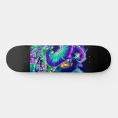 "Cosmische paddenstoelen" Skateboard (Horizontaal)