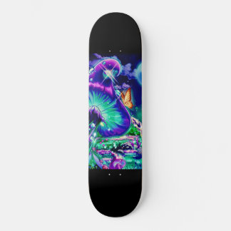 "Cosmische paddenstoelen" Skateboard