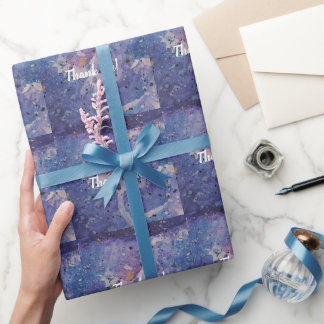 Cosmische sterrenstelsel waterverf abstract bedank cadeaupapier