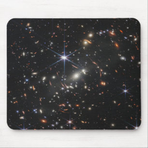Cosmische sterrenstelselcluster Deep Space bureaum Muismat