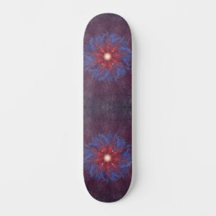 Cosmische Vlammende Mandala-uitbarsting Skateboard
