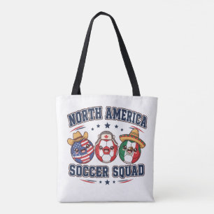 Cosmische Voetbalsterren Alien & Skelet Voetbal Draagtas