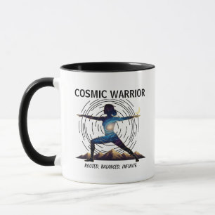 Cosmische Yoga Krijger   Galaxy Lichaamshouding Mok