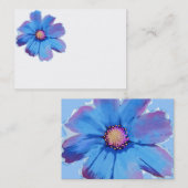 Cosmo bleu, cartes de visite (Devant / Derrière)