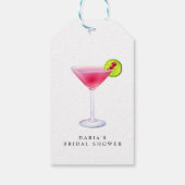 Cosmo Cocktail Party - Étiquettes cadeaux (Dos)