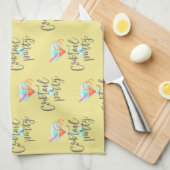 Cosmo Cocktail Party Kitchen Theedoek (Quarter Fold)