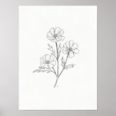 Cosmo Potcil Tekening Kunst Afdrukken Poster (Voorkant)