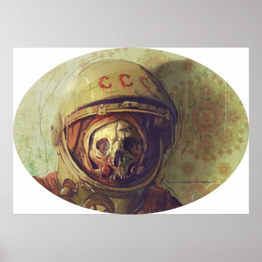 Cosmonaut Canvas Print (Voorkant)