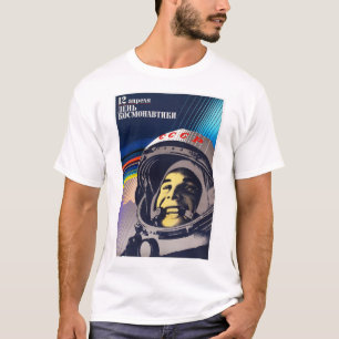Cosmonaut Day YURI GAGARIN Sovjet-ruimteprogramma  T-shirt